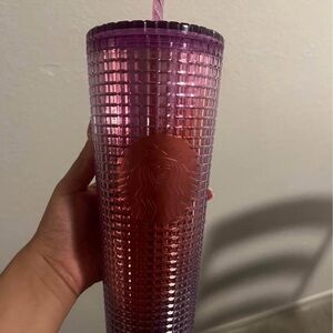 Starbucks Pink and Purple Gradient Tumbler